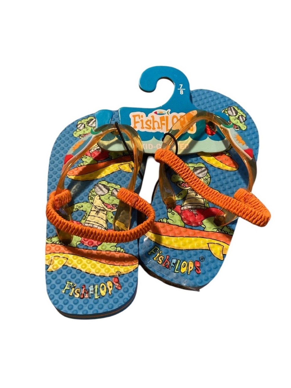 FishFlops Alligator Surfing Flip Flops